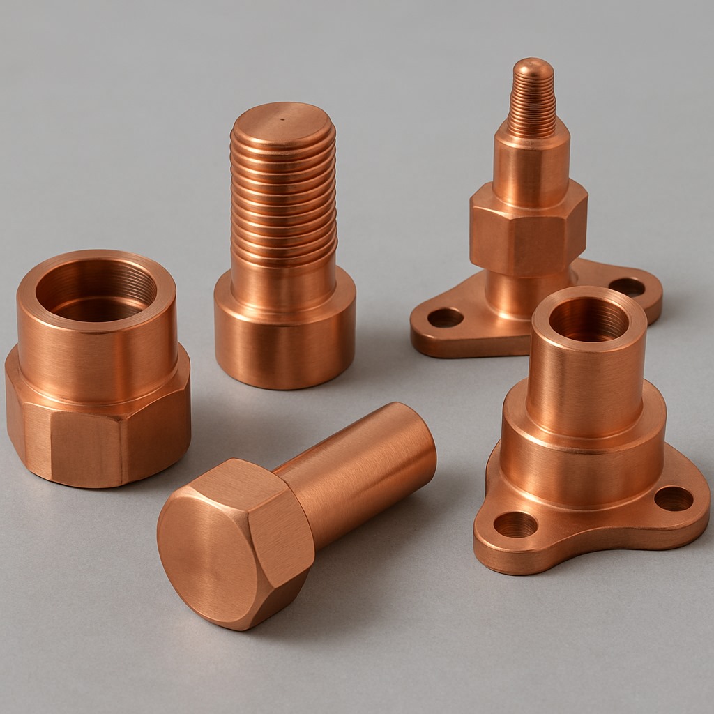 Copper CNC Turned Parts